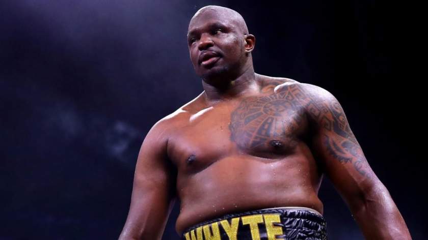 Dillian Whyte reacts after being knocked out by Povetkin, reveals next plan