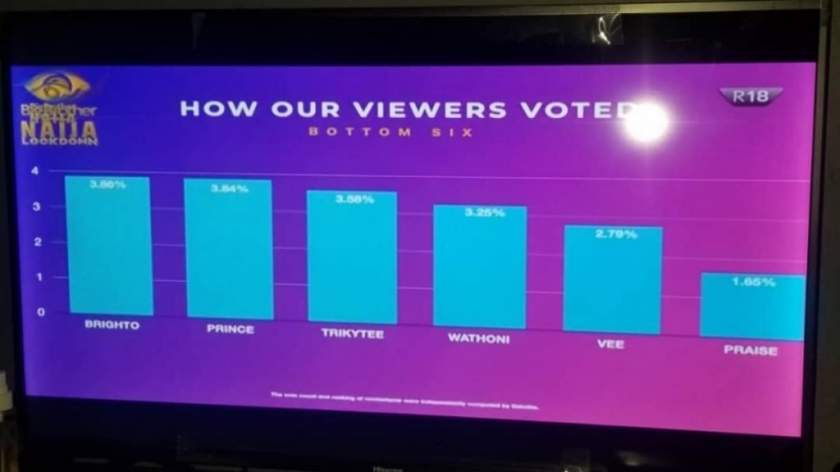 BBNaija 2020: How Nigerians voted for Praise, housemates