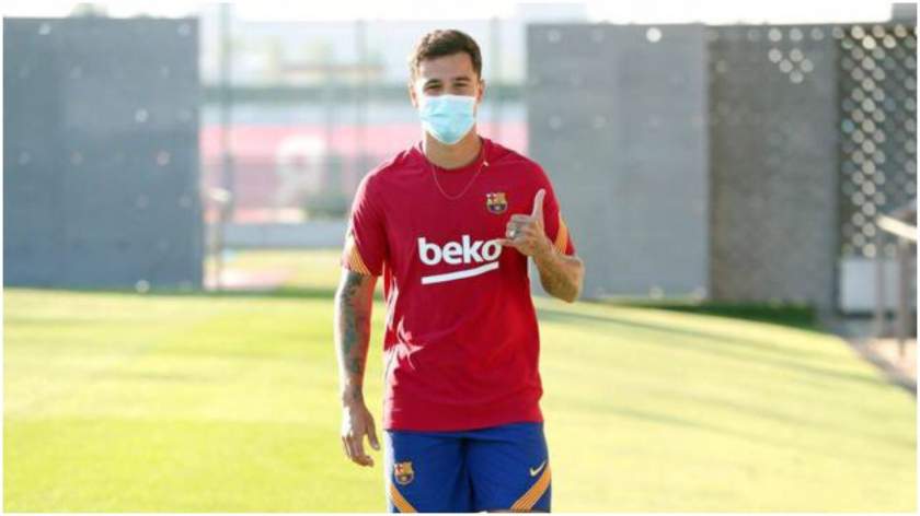 Coutinho finally returns to Barcelona training