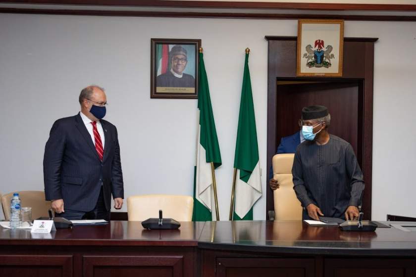 Unrest in Nigeria: Top US officials meet Osinbajo, make demand