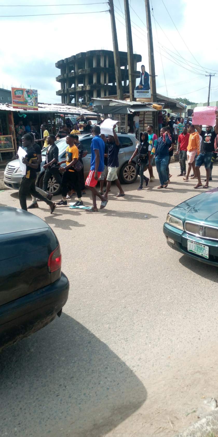 End SARS: Protesters storm Abeokuta with charms (Photos)