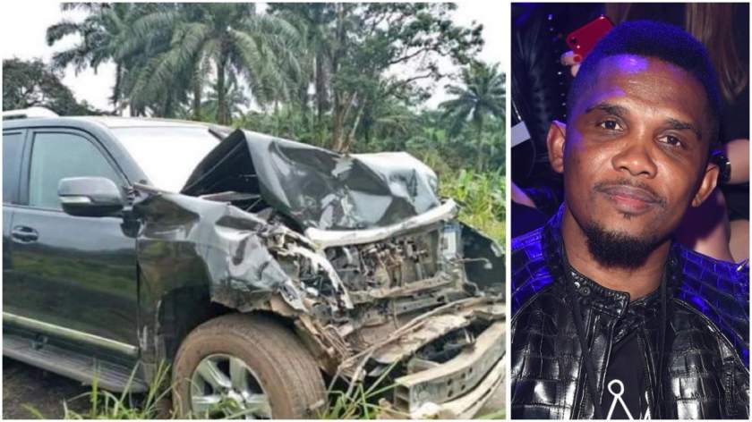 Samuel Eto'o involved in car crash