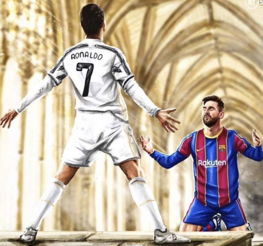 Champions League: Ronaldo's sister shares photo of Messi worshiping Juventus' superstar