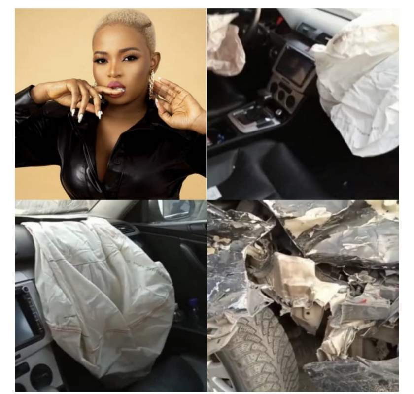 BBNaija's Cindy Okafor involved in ghastly motor accident