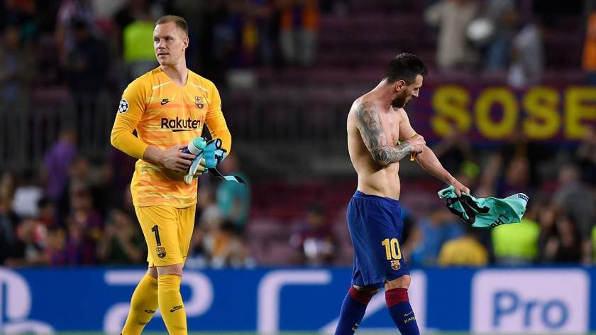 LaLiga: Barcelona dressing room tears apart as Messi, Ter Stegen's fight