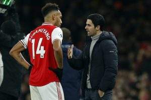 EPL: Arteta decides on Aubameyang's status as Arsenal captain