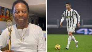 World's highest goal scorer: Pele reacts as Cristiano Ronaldo breaks record