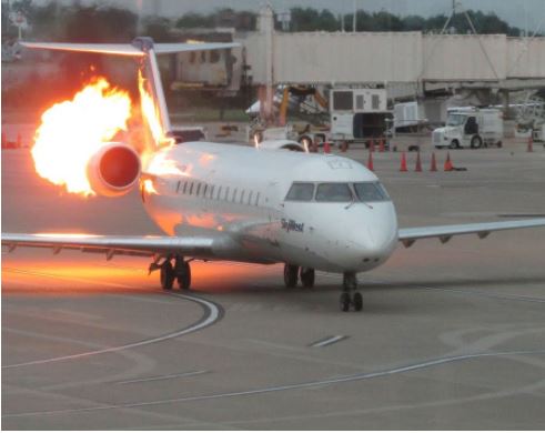Delta airline flight from Lagos to Atlanta catches fire, 5 injured