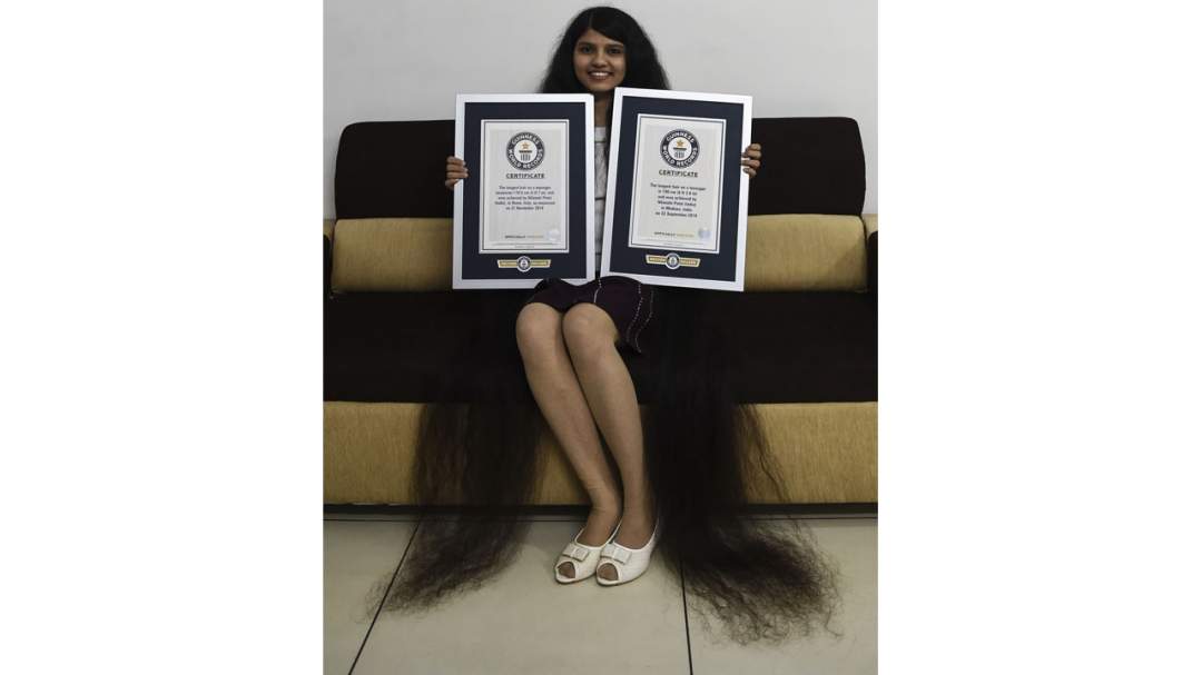17-Year-Old Indian Girl Boasts Of World's Longest Teen Hair