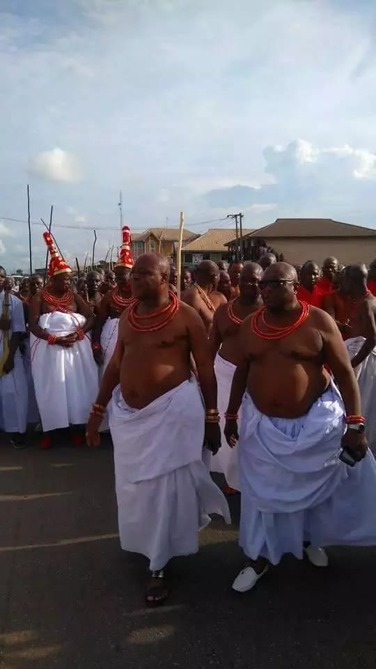 Photos: "Strange" Scenes From Coronation Of Oba In Benin Kingdom