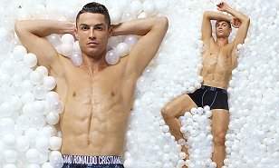 Ronaldo reveals his super body shape as he launches his CR7 underwear