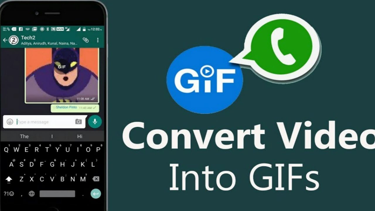 How to Convert Video to GIF Image on Whatsapp and Send to Someone