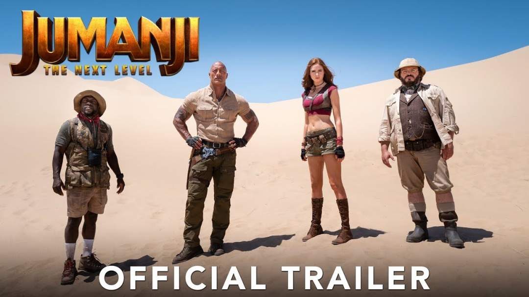 Watch Official Trailer for "Jumanji: The Next Level" Starring Dwayne Johnson & Kevin Hart