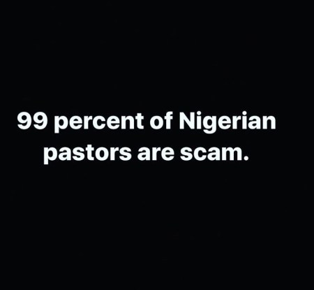 '99 Percent Of Nigerian Pastors Are Scam' - Nigerian Man Dollarface Peters