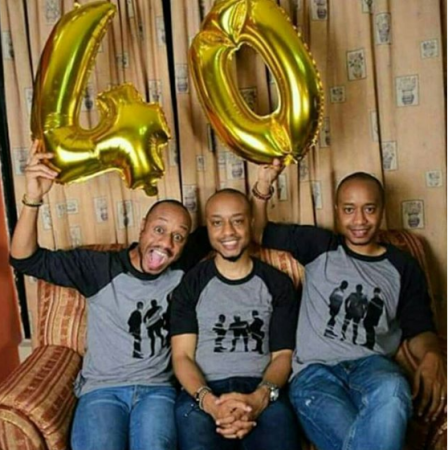 Heart-Melting Birthday Photos Of Nigerian Triplets Who Just Turned 40