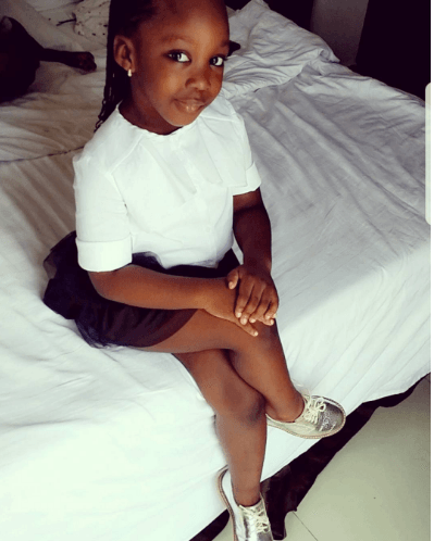 Timaya's Daughters Looking Adorable As They Rock Matching Outfits In New Photos
