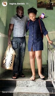 Regina Daniels Hilarious Reaction While Getting Injected After Mild Accident (Photos)