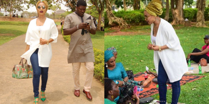 Tonto Dikeh Dazzles In New Photos As She Goes On A Humanitarian Visit
