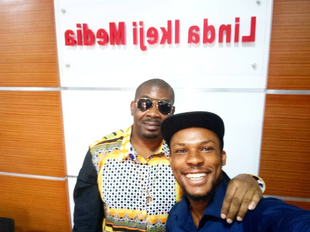 It's Getting Interesting! Don Jazzy Spotted at Linda Ikeji's Office (Photo)