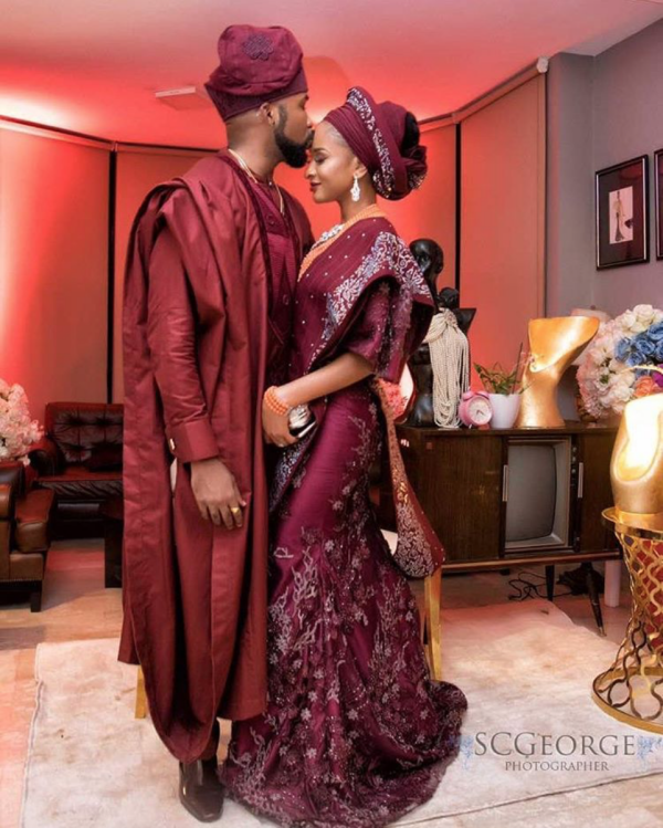 Official Photos From Banky W and Adesua Atomi's Introduction