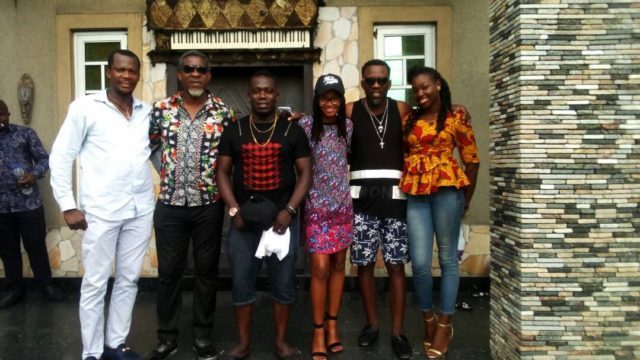 #BBNaija Marvis Pays Visit To Singer, Duncan Mighty (Photos)