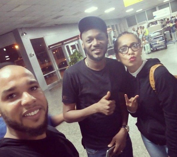 #BBNaija TBoss Received at the Airport by 2Baba Idibia (Photos/Video)
