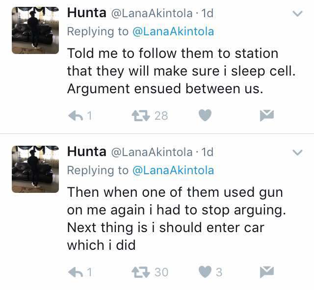 Twitter user narrates how policemen 'robbed him at gunpoint' in Lagos