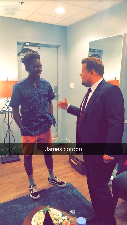 Mr Eazi Performs On Late Late Show With James Corden (Video)