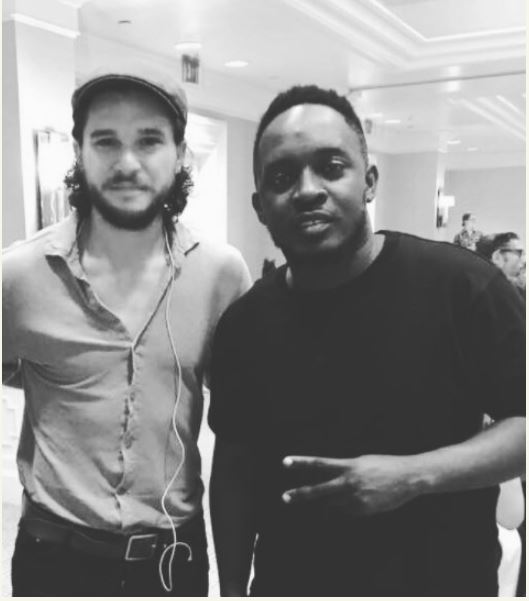 M.I Abaga Spotted With Game Of Thrones Actor, Kit Harrington