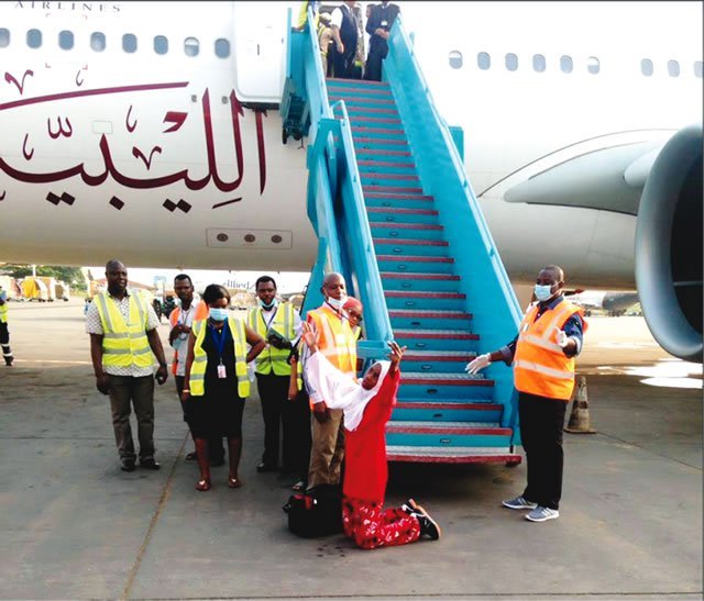 138 Nigerians return from Libya, 4 critically sick