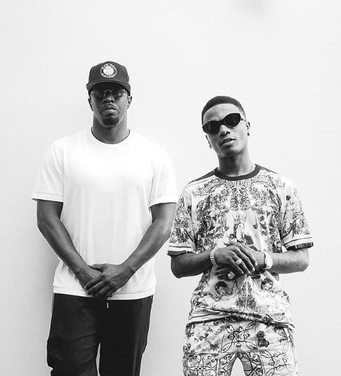 Diddy Meets Wizkid, Says He's Coming To Nigeria