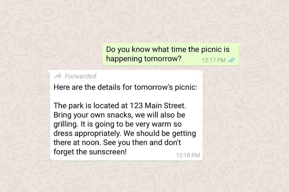 WhatsApp will now Let you Know when a User Sends you a Forwarded Message