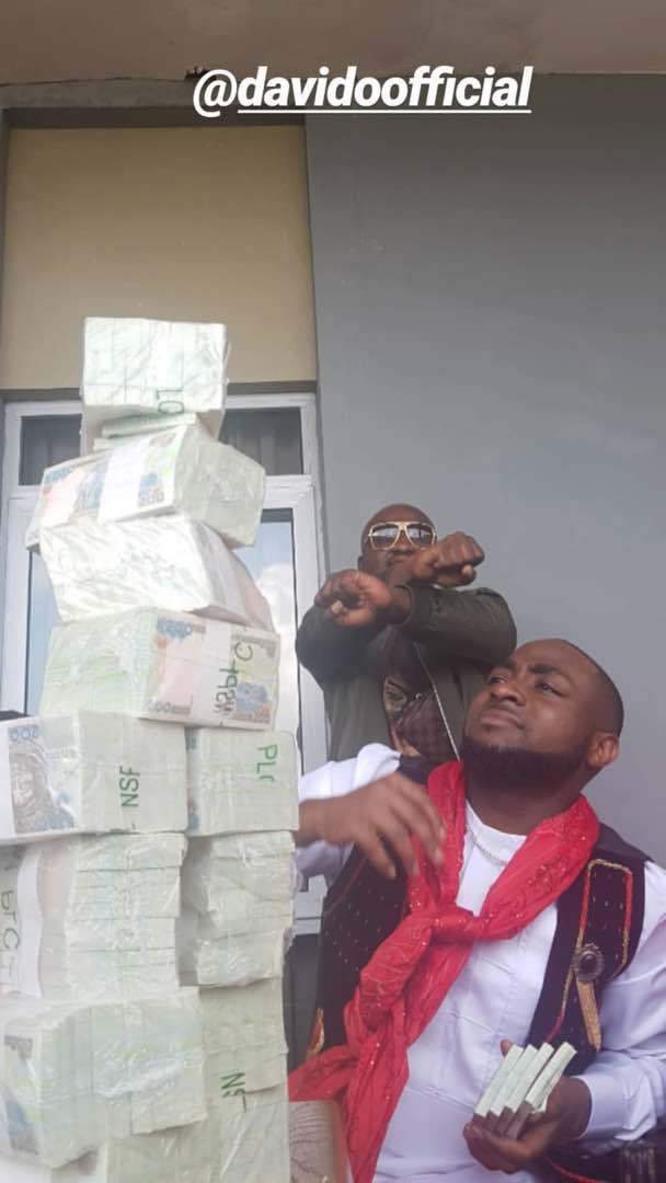 Davido on Groomsman duty in Owerri, Says 'Hopefully i become a Groom too'