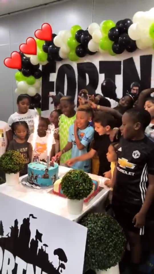 Photos from Peter Okoye's son, Cameron's 10th birthday party