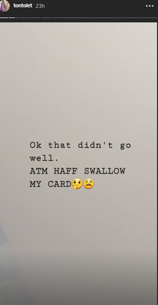 Tonto Dikeh says she doesn't know how to use the ATM