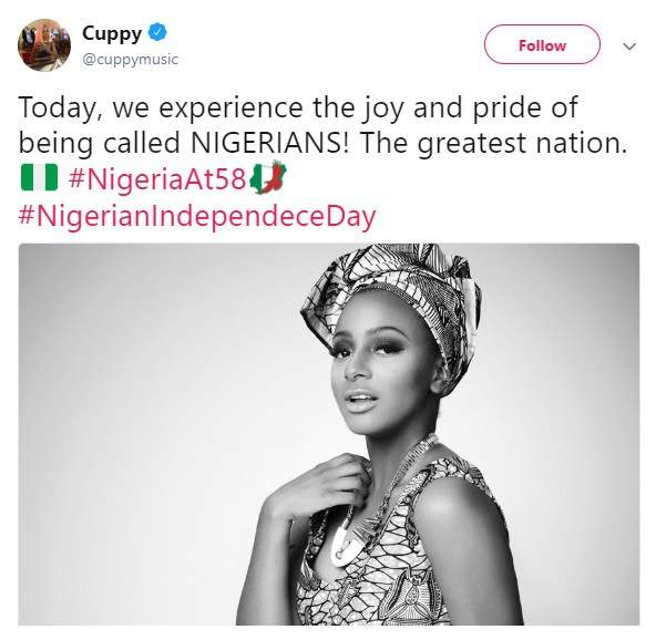 Nigerian Man attacks DJ Cuppy for calling Nigeria the greatest nation