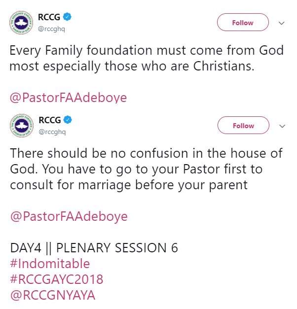 'You have to go to your Pastor first to consult for marriage before your parent' - Pastor Foluke Adeboye advises youths
