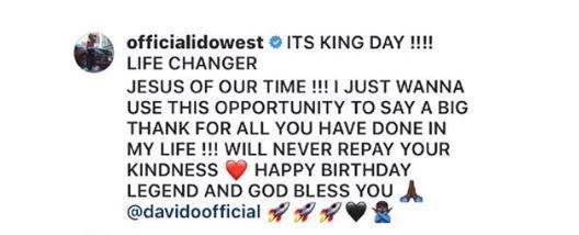 Fans Slam Idowest for Calling Davido 'Jesus of Our Time'