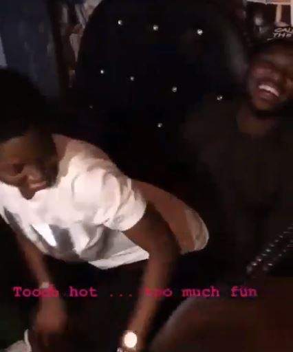 Watch Annie Idibia give hubby, 2Face Idibia a hot Lap Dance