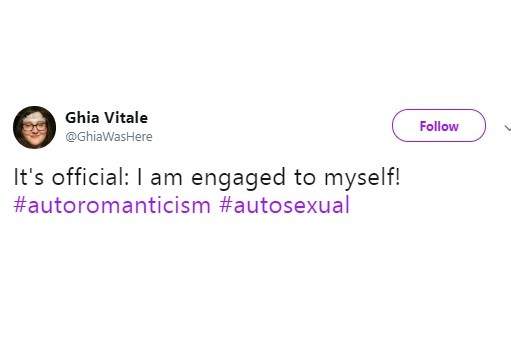 Woman who is engaged to be married to herself reveals what it's like being autosexual