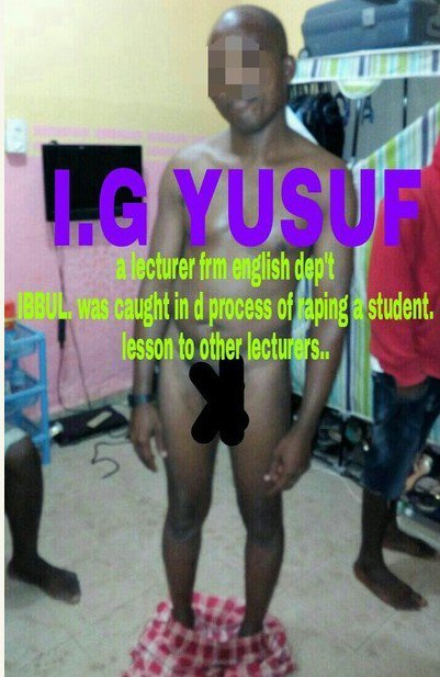 IBB University Confirms Story Of Lecturer Caught Trying To Sleep With Female Student | Photos