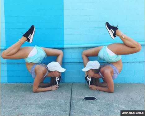Incredible: Meet The Amazing Twin Sisters Breaking The Internet With Their Jaw-Dropping Flexibility (Photos)
