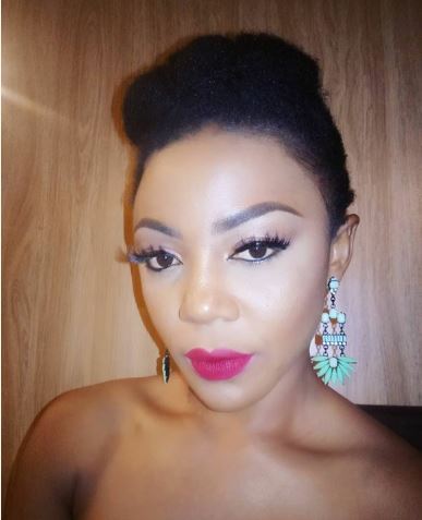 Former BBNaija Housemate, Ifu Ennada Wows In Off Shoulder Ankara Top (Photos)