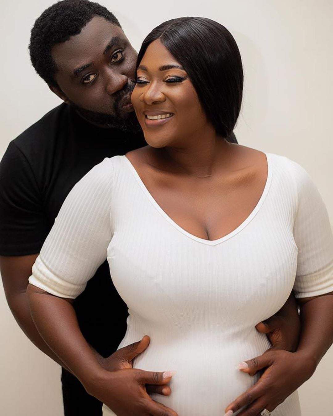 Pregnant Mercy Johnson Participates In Viral TikTok Challenge With Her Family (Video)
