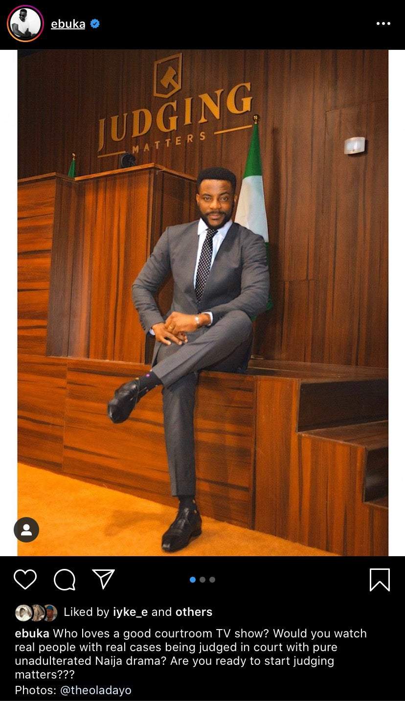 BBNaija's Ebuka Set To Anchor New Legal TV Show (Photo)