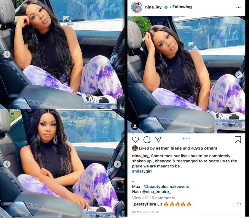 BBNaija's Nina Ivy Stuns In New Photos