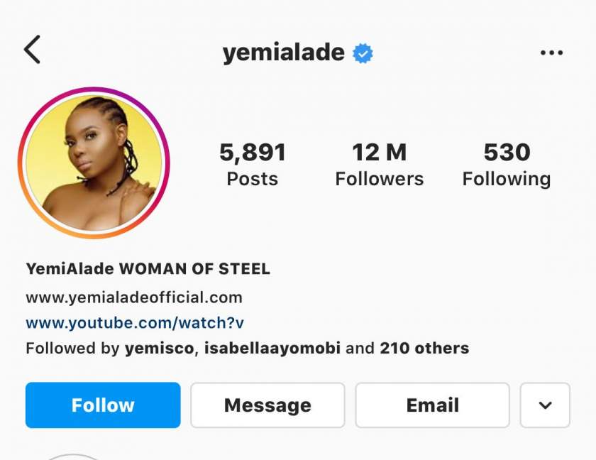 6 Most Followed Nigerian Celebrities On Instagram In 2020