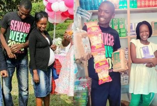 Kenyan Couple Who Went Viral After They Spent Only Sh100 On Their Wedding, Return To Street Hawking. (Photos)