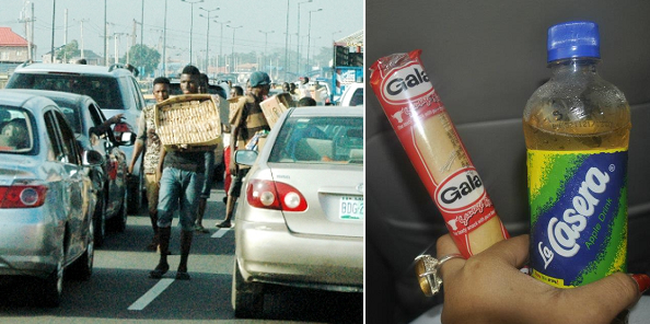 "My boyfriend called me local and said I'm embarrassing because I bought Gala and Groundnut in traffic"