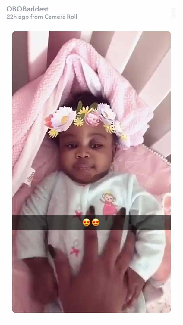 Davido's 2nd Babymama Celebrates 25th Birthday, Says Their Daughter Was An Early Gift To Her